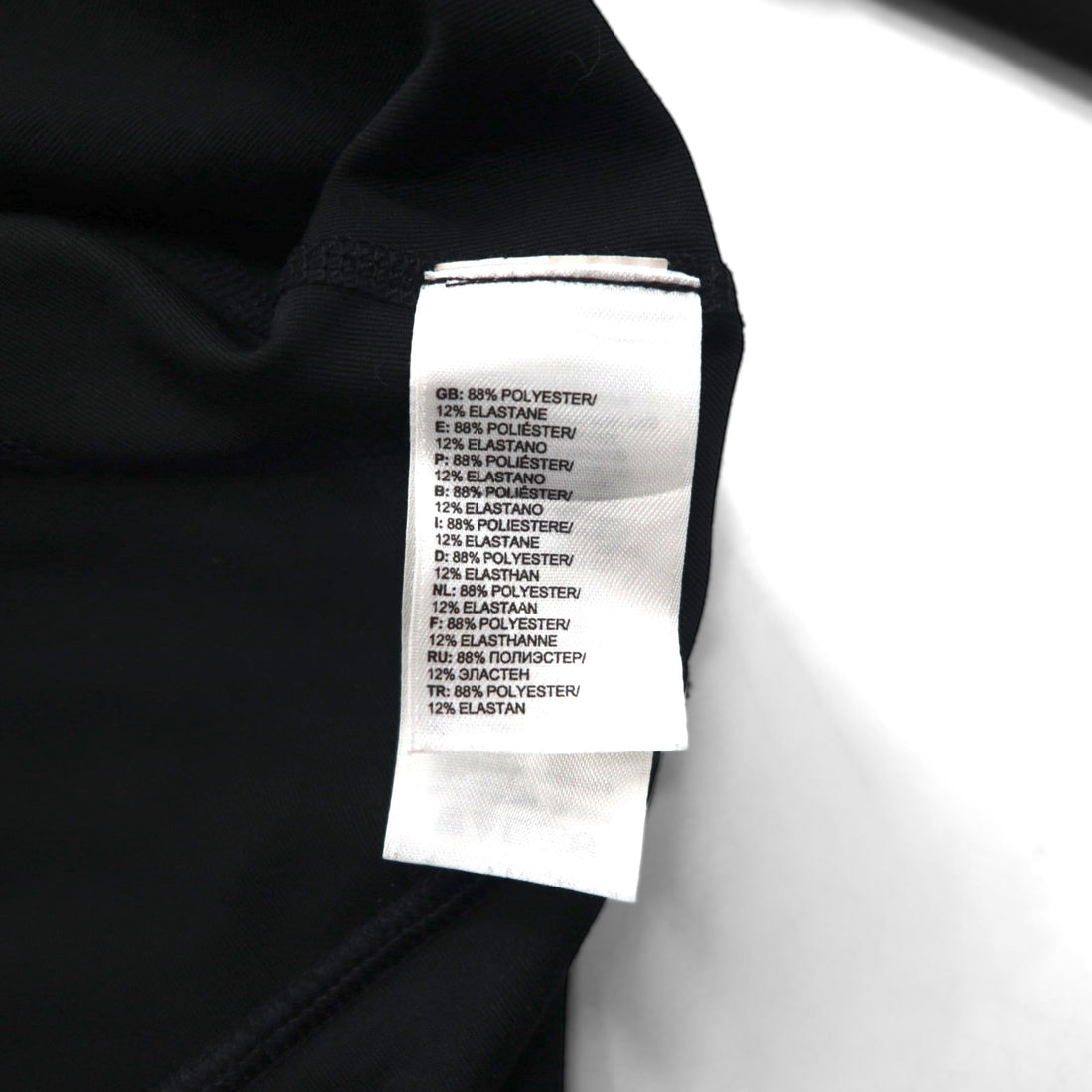 THE NORTH FACE トラックジャケット Vapor WiCK SHIRT M ブラック 速乾 ダブルジップ