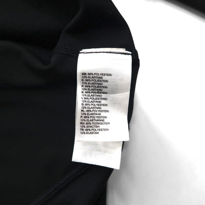 THE NORTH FACE トラックジャケット Vapor WiCK SHIRT M ブラック 速乾 ダブルジップ