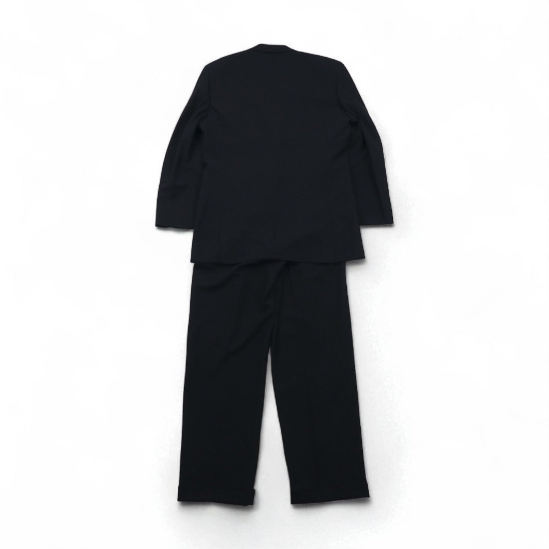 Paul Smith 90s 3B Suit Set, XL, Black Birdseye, LANIFICIO FINTES Italian Fabric, Made in Japan