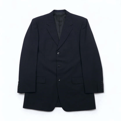 Paul Smith 90s 3B Suit Set, XL, Black Birdseye, LANIFICIO FINTES Italian Fabric, Made in Japan