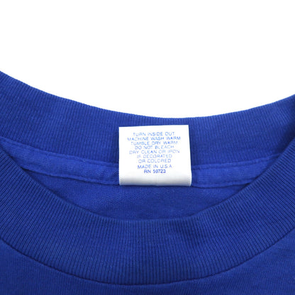 TRENCH 90年代 USA製 NEW YORK GIANTS プリント Tシャツ 2XL ブルー コットン WORLD CHAMPS