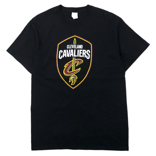 日本然リトテ-古着オンライン-NBA Cleveland Cavaliers プリントTシャツ L ブラック コットン PORT & COMPANY-