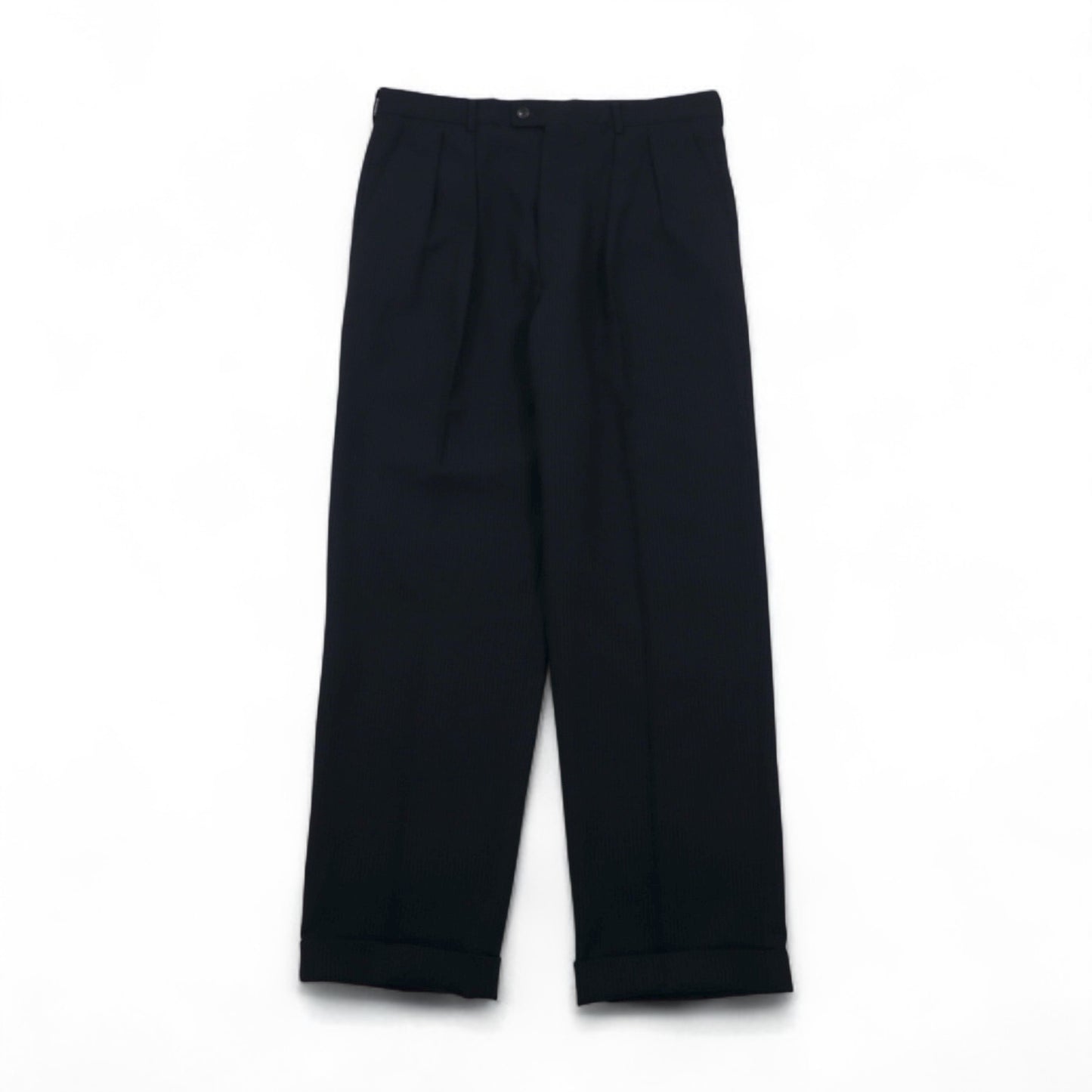 Paul Smith 90s 3B Suit Set, XL, Black Birdseye, LANIFICIO FINTES Italian Fabric, Made in Japan