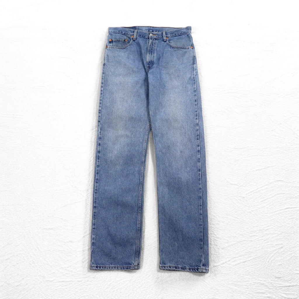 Levi's 00年代 505 REGULAR FIT STRAIGHT LEG テーパードデニムパンツ L インディゴ ブルー ジッパーフライ 505-4891 エルサルバドル製