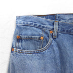 Levi's 00年代 505 REGULAR FIT STRAIGHT LEG テーパードデニムパンツ L インディゴ ブルー ジッパーフライ 505-4891 エルサルバドル製