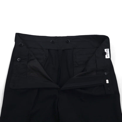 Paul Smith 90s 3B Suit Set, XL, Black Birdseye, LANIFICIO FINTES Italian Fabric, Made in Japan