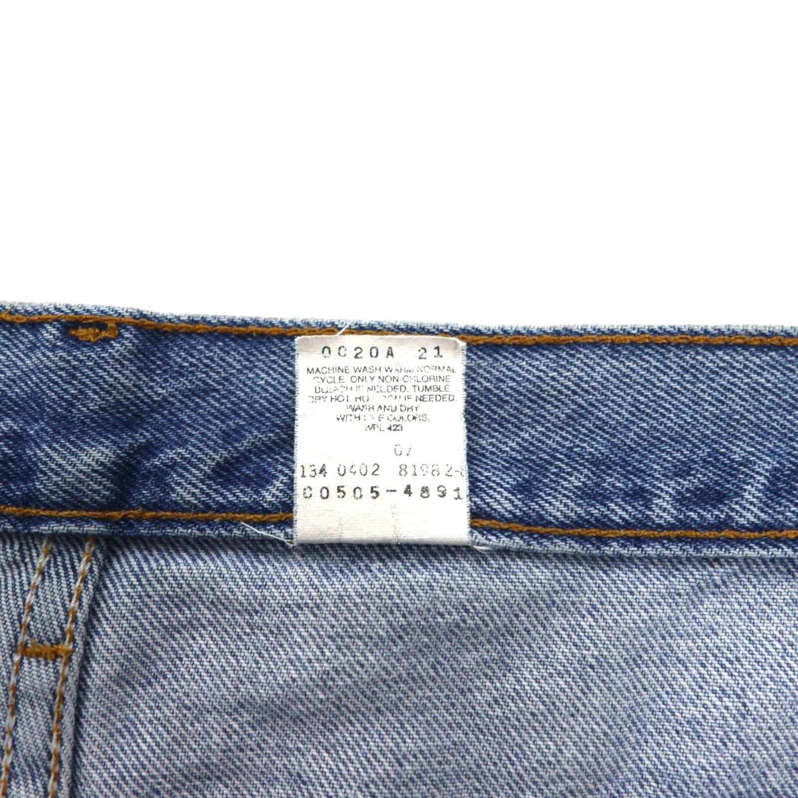 Levi's 00年代 505 REGULAR FIT STRAIGHT LEG テーパードデニムパンツ L インディゴ ブルー ジッパーフライ 505-4891 エルサルバドル製