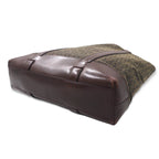 CELINE Made in Italy Old C Macadam Mini Tote Bag Brown Canvas Leather Triomphe MC99/2