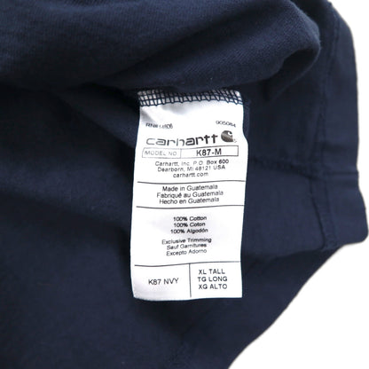 Carhartt Loose Fit Pocket T-Shirt, XL, Navy, Cotton