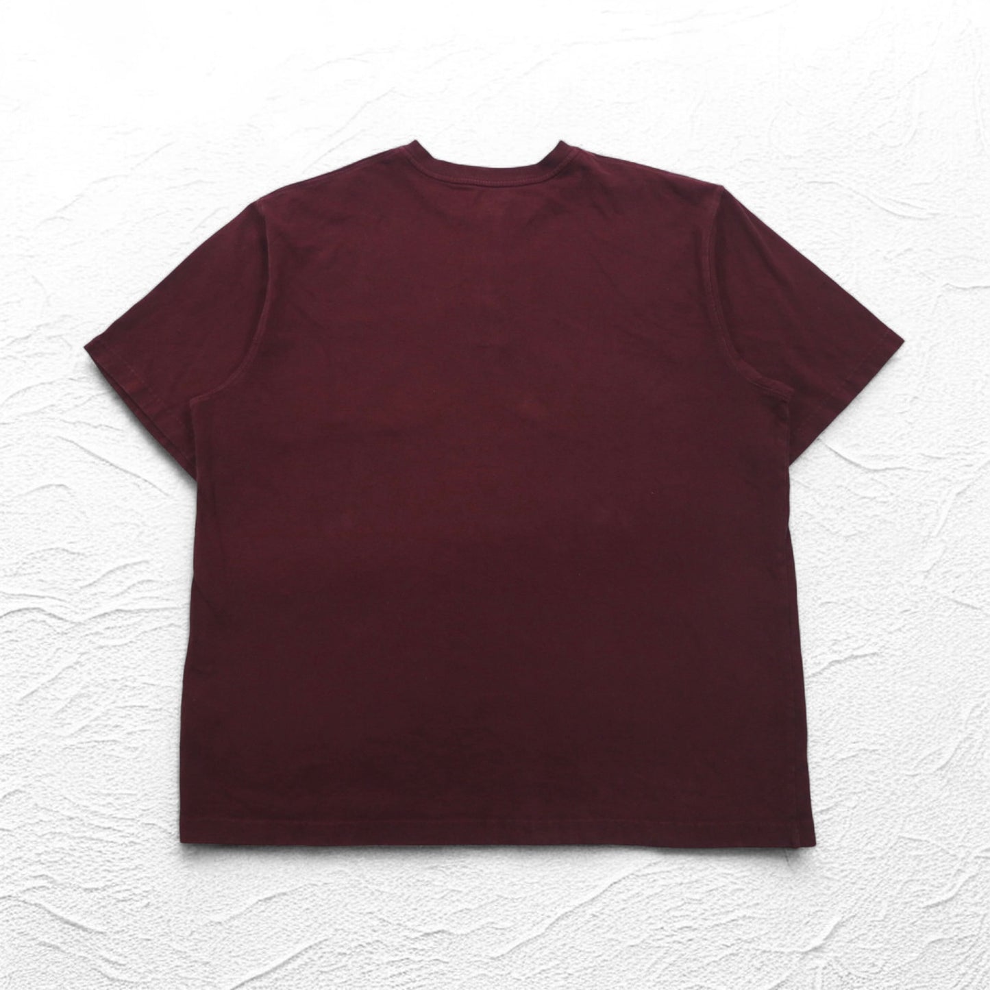 carhartt ヘンリーネック ポケット Tシャツ ポケT XL ボルドー コットン ORIGINAL FIT グアテマラ製