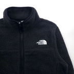 THE NORTH FACE Full-Zip Boa Fleece Jacket, Size S, Black, Stand Collar, NF0A4P8T