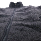 THE NORTH FACE Full-Zip Boa Fleece Jacket, Size S, Black, Stand Collar, NF0A4P8T