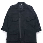 HUMIS Jumpsuit MILITARY FLIGHT JUMPSUIT All-in-one M Black M-BL1601 Made in Japan