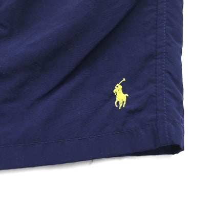 Polo by Ralph Lauren 90年代 ナイロン イージー ショートパンツ スイムショーツ XL ネイビー スモールポニー刺繍