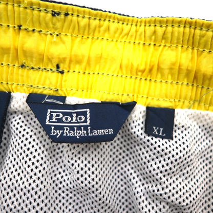 Polo by Ralph Lauren 90年代 ナイロン イージー ショートパンツ スイムショーツ XL ネイビー スモールポニー刺繍