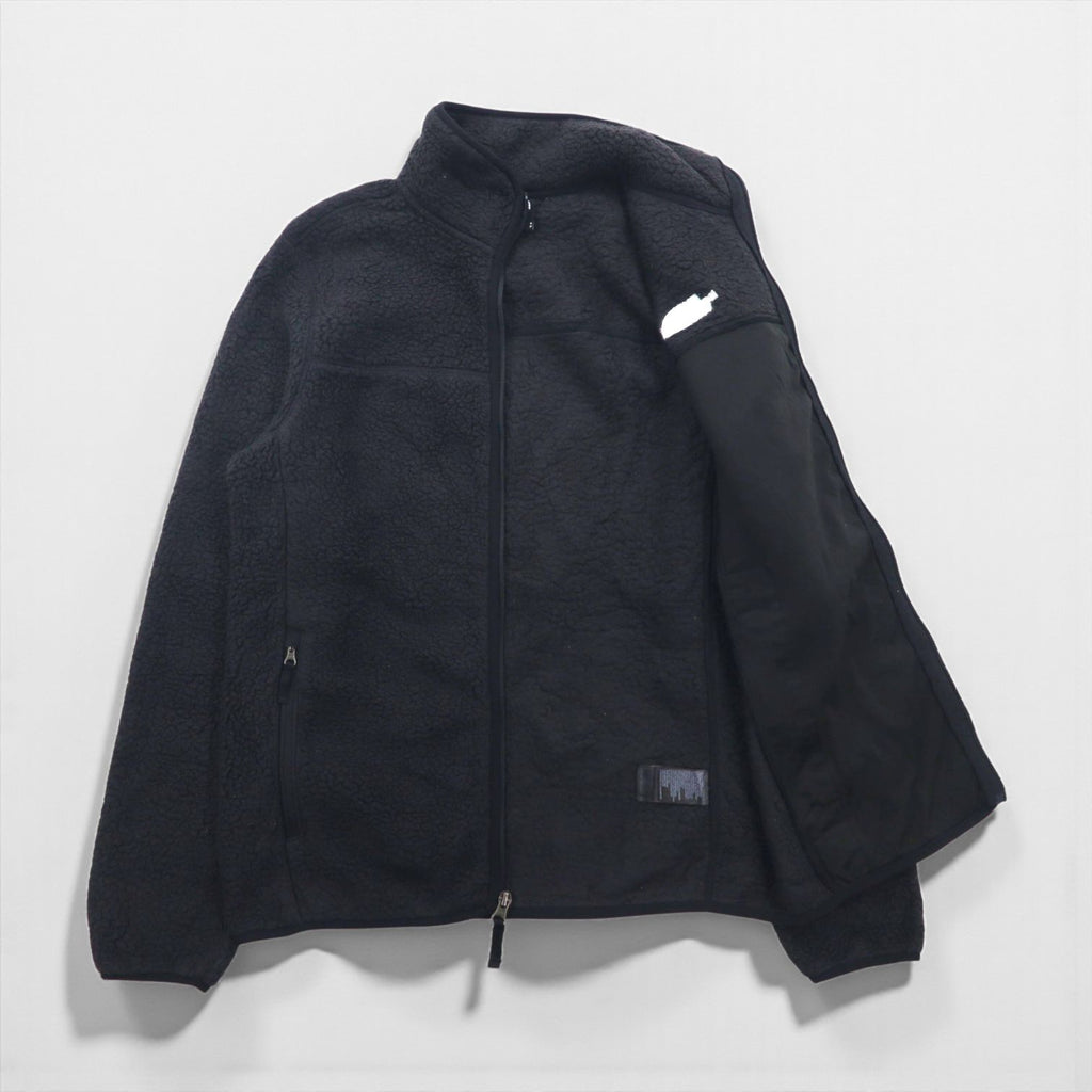 THE NORTH FACE Full-Zip Boa Fleece Jacket, Size S, Black, Stand Collar, NF0A4P8T