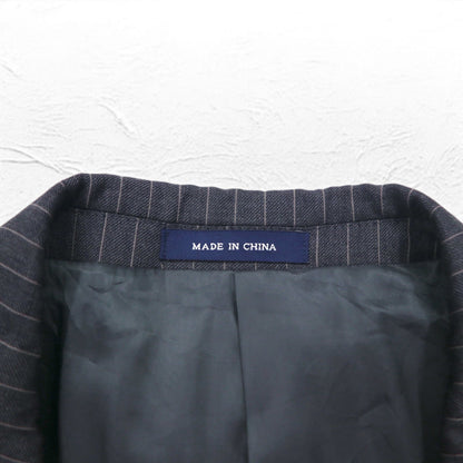 RALPH LAUREN 2B テーラードジャケット スーツ L グレー ストライプ ウール Dillard's 別注