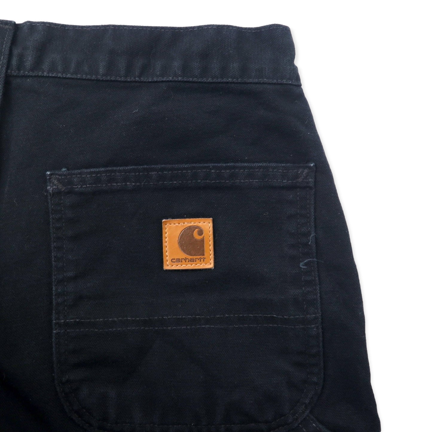 Carhartt ウォッシュド ダック ペインターパンツ 31 ブラック コットン Original Dungaree Fit B11-BLK WASHED DUCK WORK PANT メキシコ製