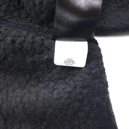 THE NORTH FACE フルジップ ボア フリースジャケット S ブラック スタンドカラー NF0A4P8T