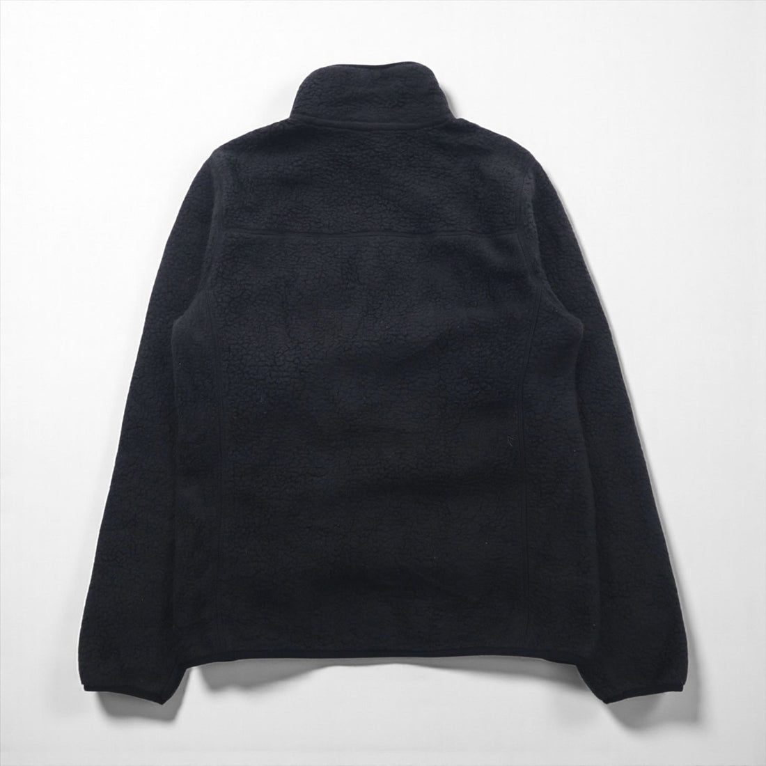 THE NORTH FACE Full-Zip Boa Fleece Jacket, Size S, Black, Stand Collar, NF0A4P8T