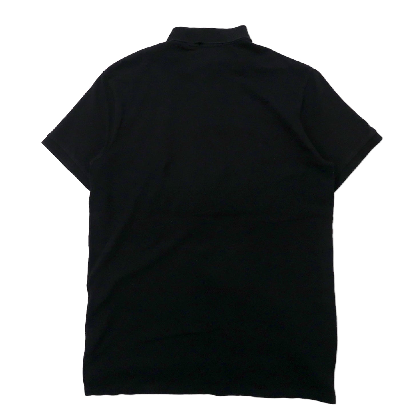 POLO RALPH LAUREN ポロシャツ 175 ブラック コットン CUSTOM FIT スモールポニー刺繍