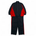 NIKE 00s ​​Track Jacket Set Up Jersey L Black Red Swoosh