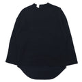 日本然リトテ-古着オンライン-N.HOOLYWOOD オーバーサイズ ロングスリーブ Tシャツ S ブラック ネイビー 前後切り替えデザイン ストライプ 1202-CS14-031 日本製-N.HOOLYWOOD Oversized Long Sleeve T-Shirt S Black Navy Front and Back Switching Design Striped 1202-CS14-031 Japan Made