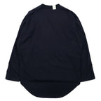 N.HOOLYWOOD Oversized Long Sleeve T-Shirt S Black Navy Front and Back Switching Design Stripe 1202-CS14-031 Made in Japan