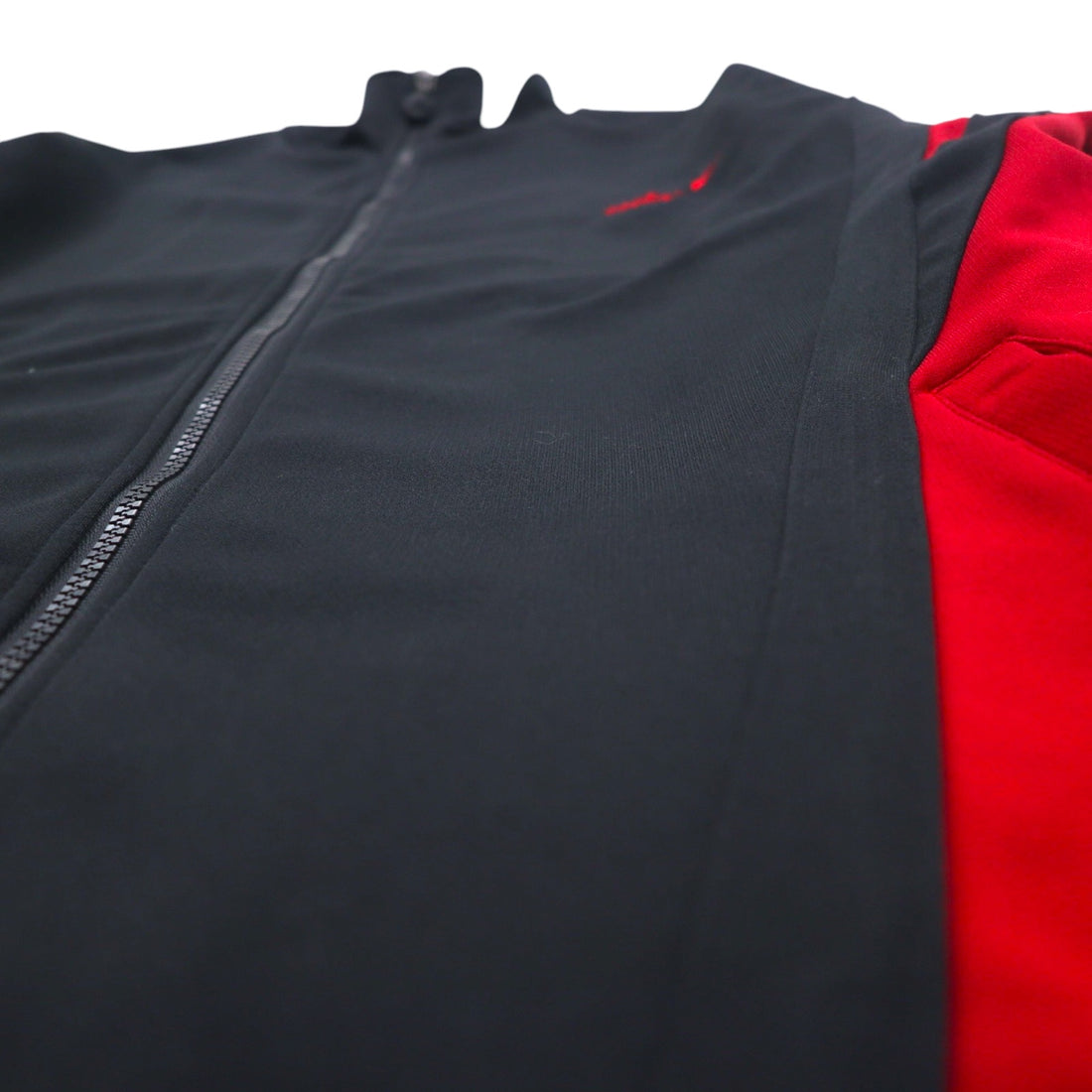 NIKE 00s ​​Track Jacket Set Up Jersey L Black Red Swoosh