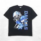 SHAKA WEAR USA COTTON ヘビーウェイト Tシャツ XL ブラック NFL DALLAS COWBOYS