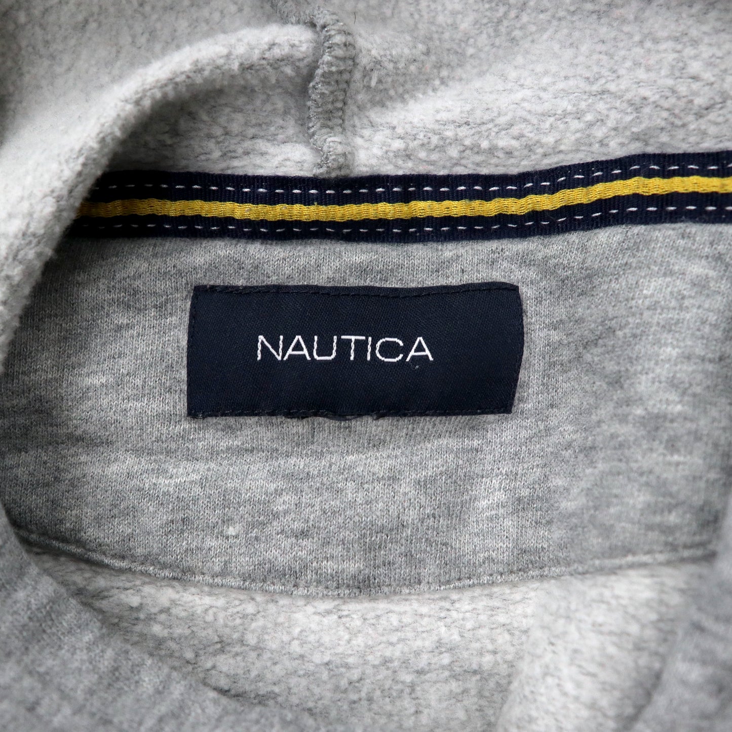 NAUTICA プルオーバーパーカー XL グレー コットン ワンポイントロゴ