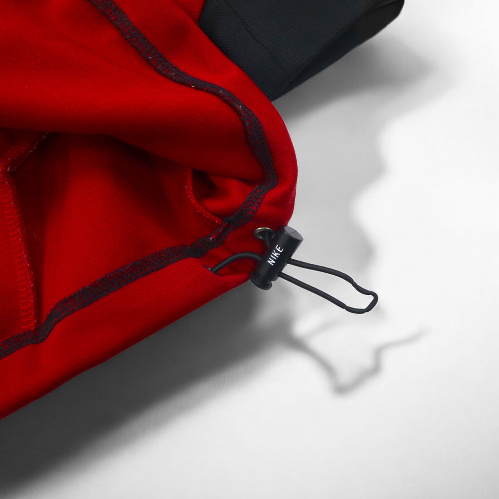 NIKE 00s ​​Track Jacket Set Up Jersey L Black Red Swoosh