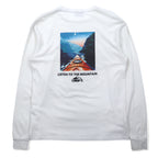 CAMP7 ロングスリーブTシャツ ロンT L ホワイト ロゴ プリント コットン