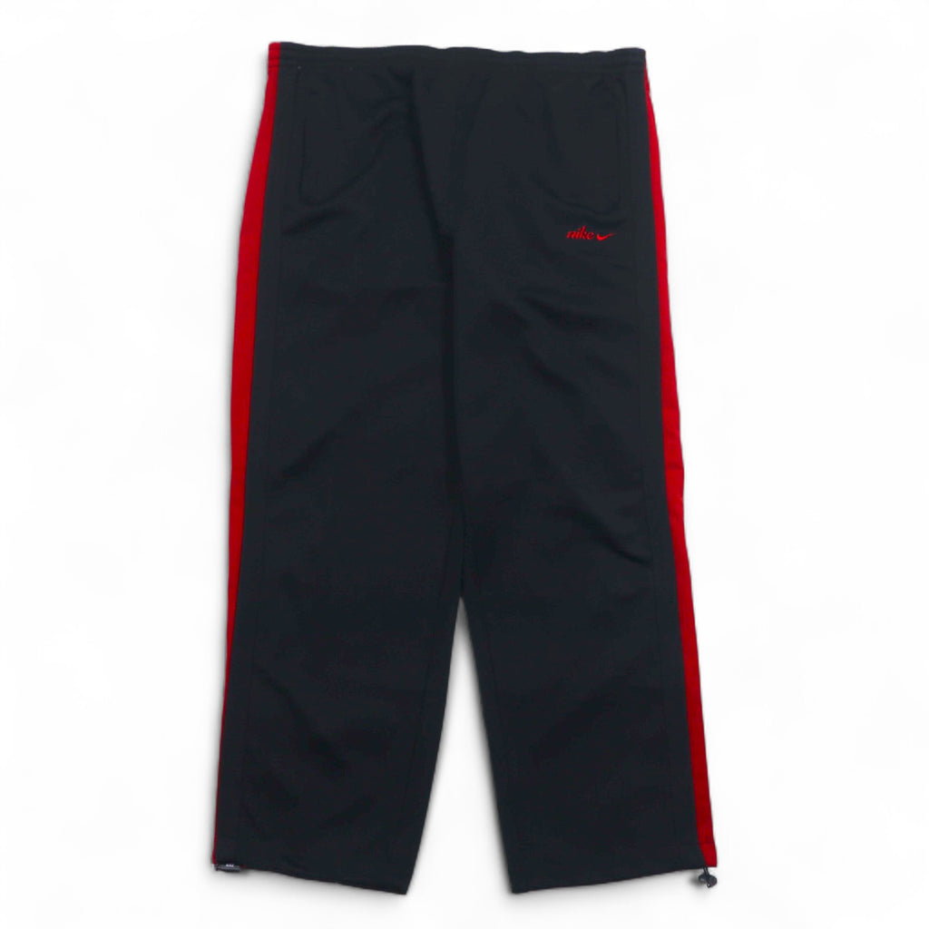 NIKE 00s ​​Track Jacket Set Up Jersey L Black Red Swoosh