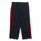 NIKE 00s ​​Track Jacket Set Up Jersey L Black Red Swoosh