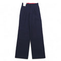 Vintage 70s Japan Made Trousers ELISIAN 70年代 タック スラックスパンツ S ネイビー ストライプ YZIP 未使用品