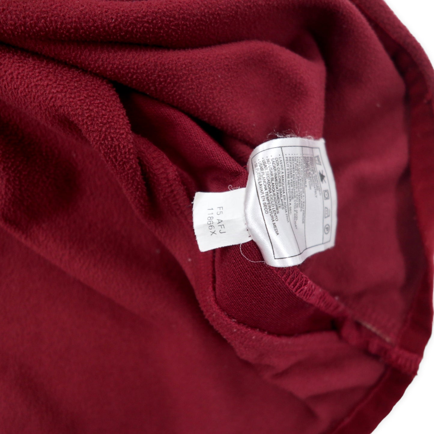 NIKE TEAM 00年代 フリース スウェットシャツ XXL ボルドー ポリエステル カレッジ刺繍 FSU スウォッシュロゴ ビッグサイズ THERMA-FIT