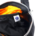 PORTER TANKER Waist Bag Body Bag Black Nylon Made in Japan