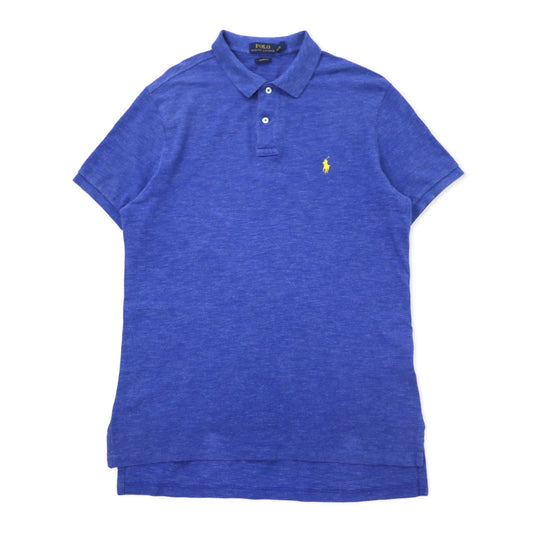 日本然リトテ-古着オンライン-POLO RALPH LAUREN ポロシャツ L ブルー コットン スモールポニー刺繍-POLO RALPH LAUREN Polo Shirt L Blue Cotton Small Pony Embroidery