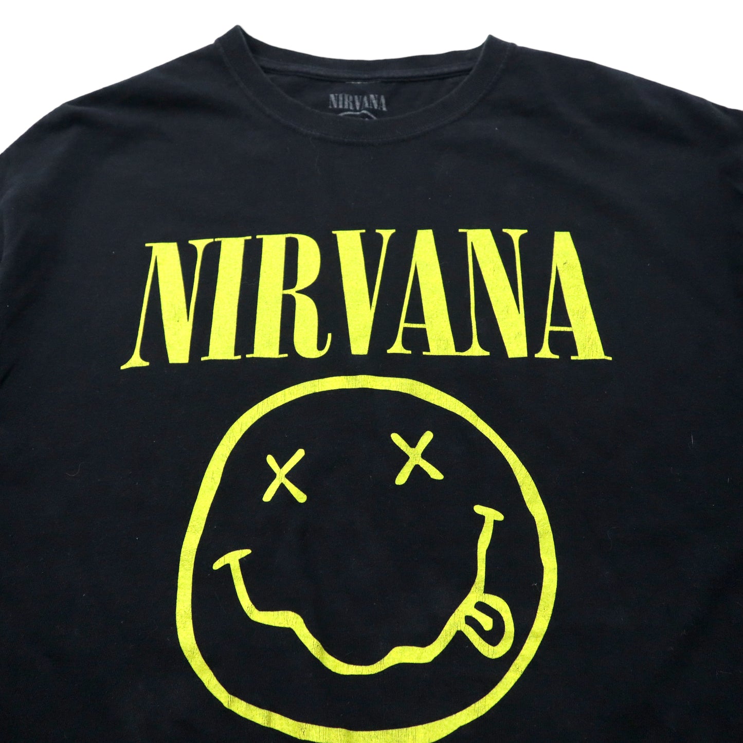 NIRVANA バンドTシャツ XL ブラック コットン スマイリー