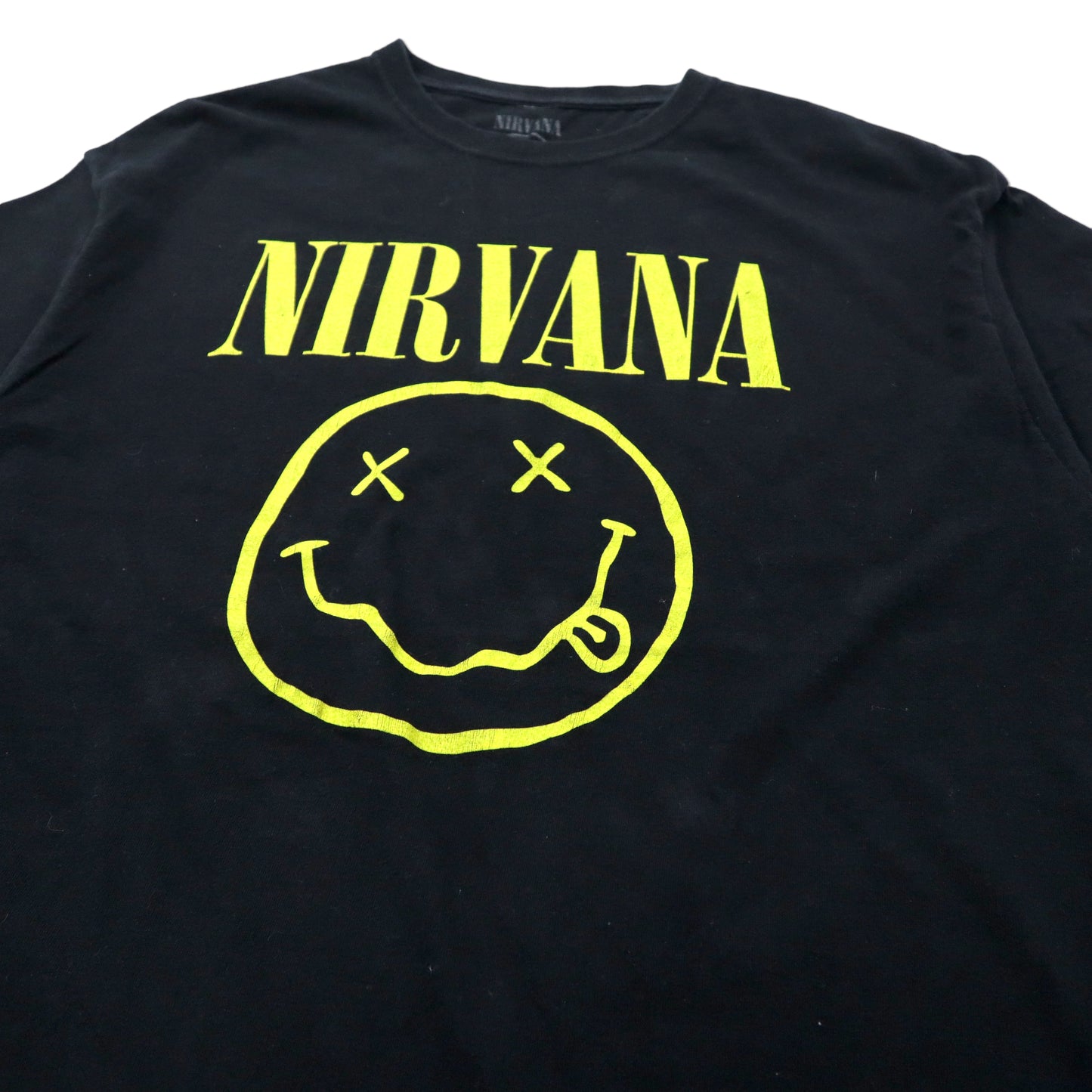 NIRVANA バンドTシャツ XL ブラック コットン スマイリー