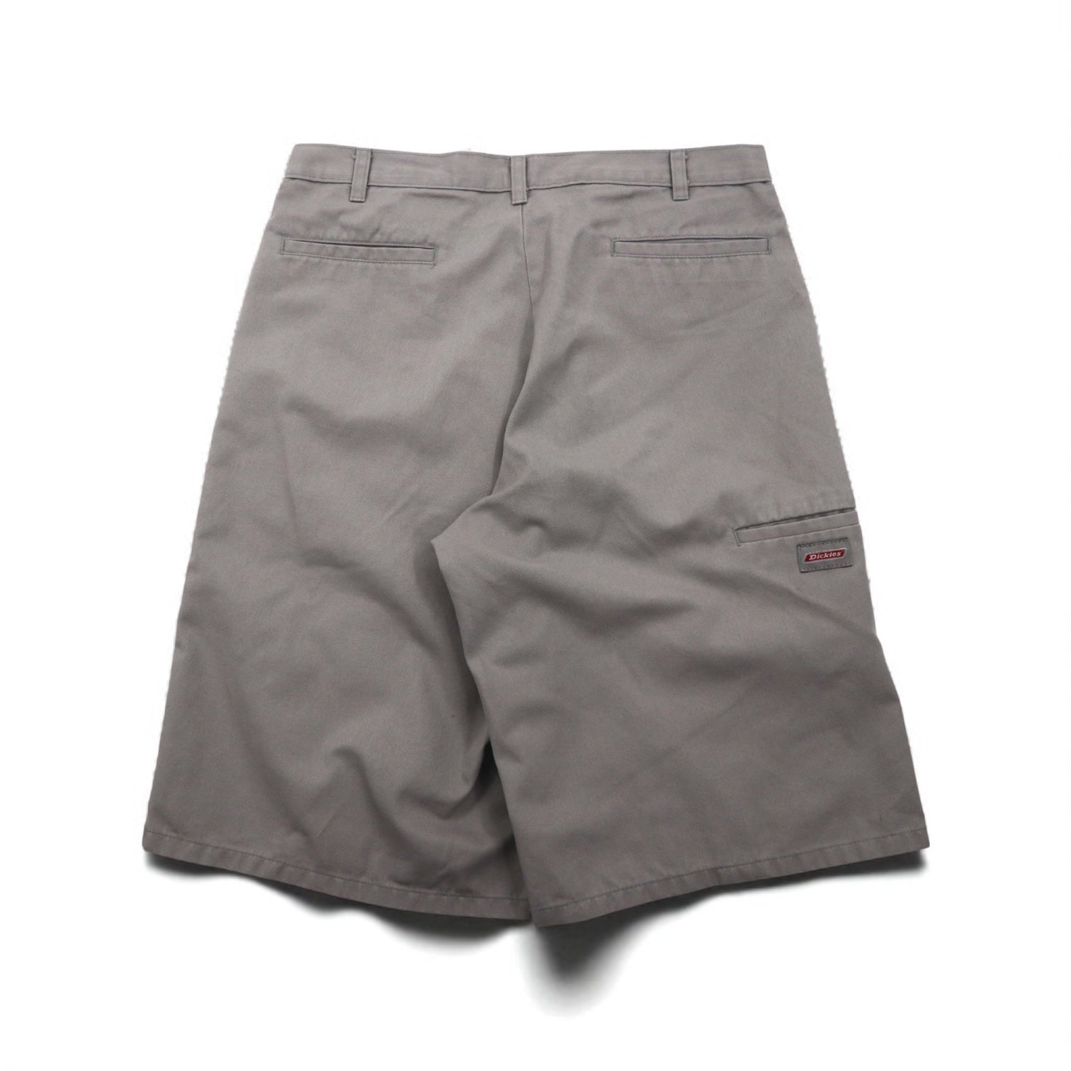 Dickies T/C Twill Short Work Pants, Size L, Gray, Polyester and Cotton, 7134838