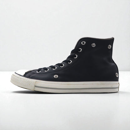 CONVERSE All Star Leather Zip Hi High-top Sneakers, Size 28cm, Zip Design
