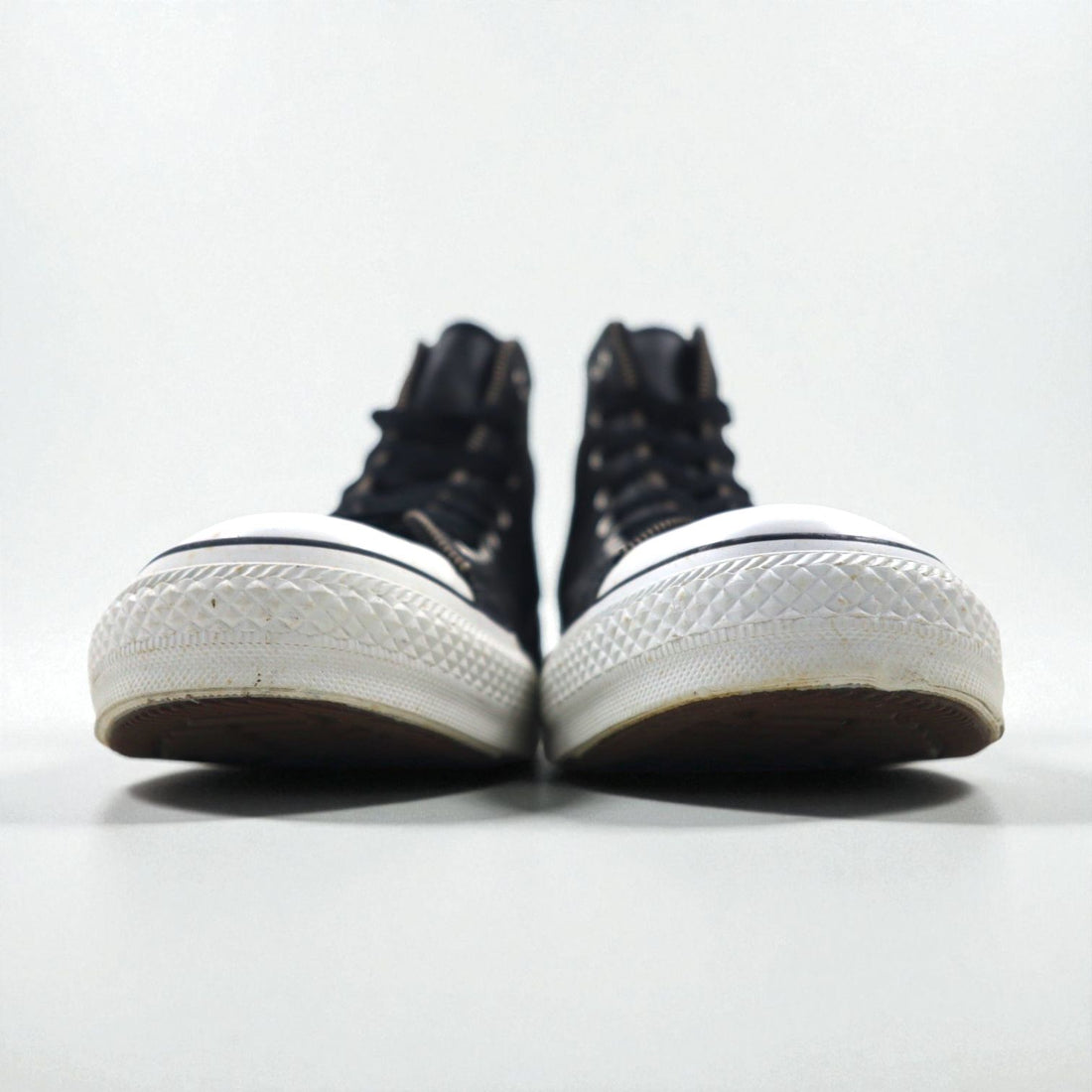 CONVERSE オールスター ジップ ハイ レザー All Star Leather Zip Hi ハイカットスニーカー 28cm ジップデザイン