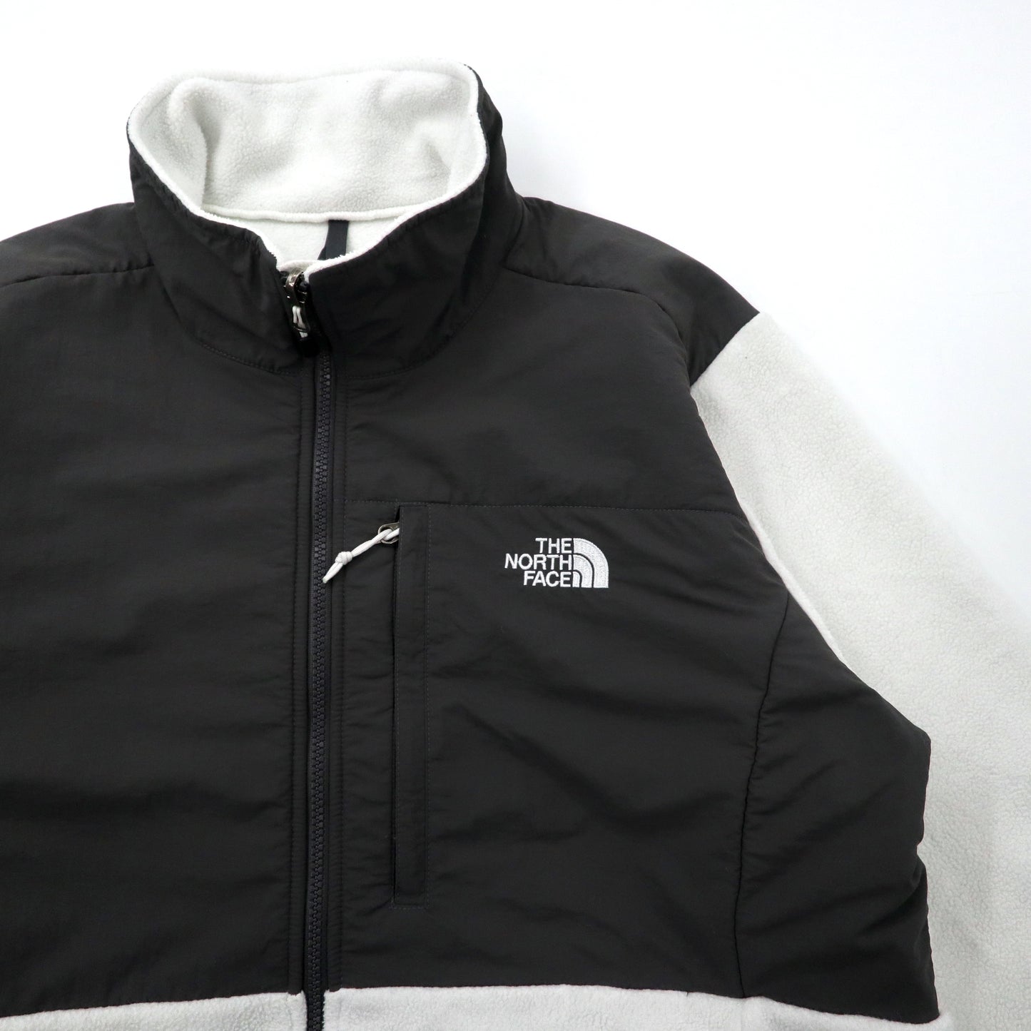 THE NORTH FACE Denali Jacket FLEECE Jacket XL White Polartec Polyester Logo  Embroidery – 日本然リトテ