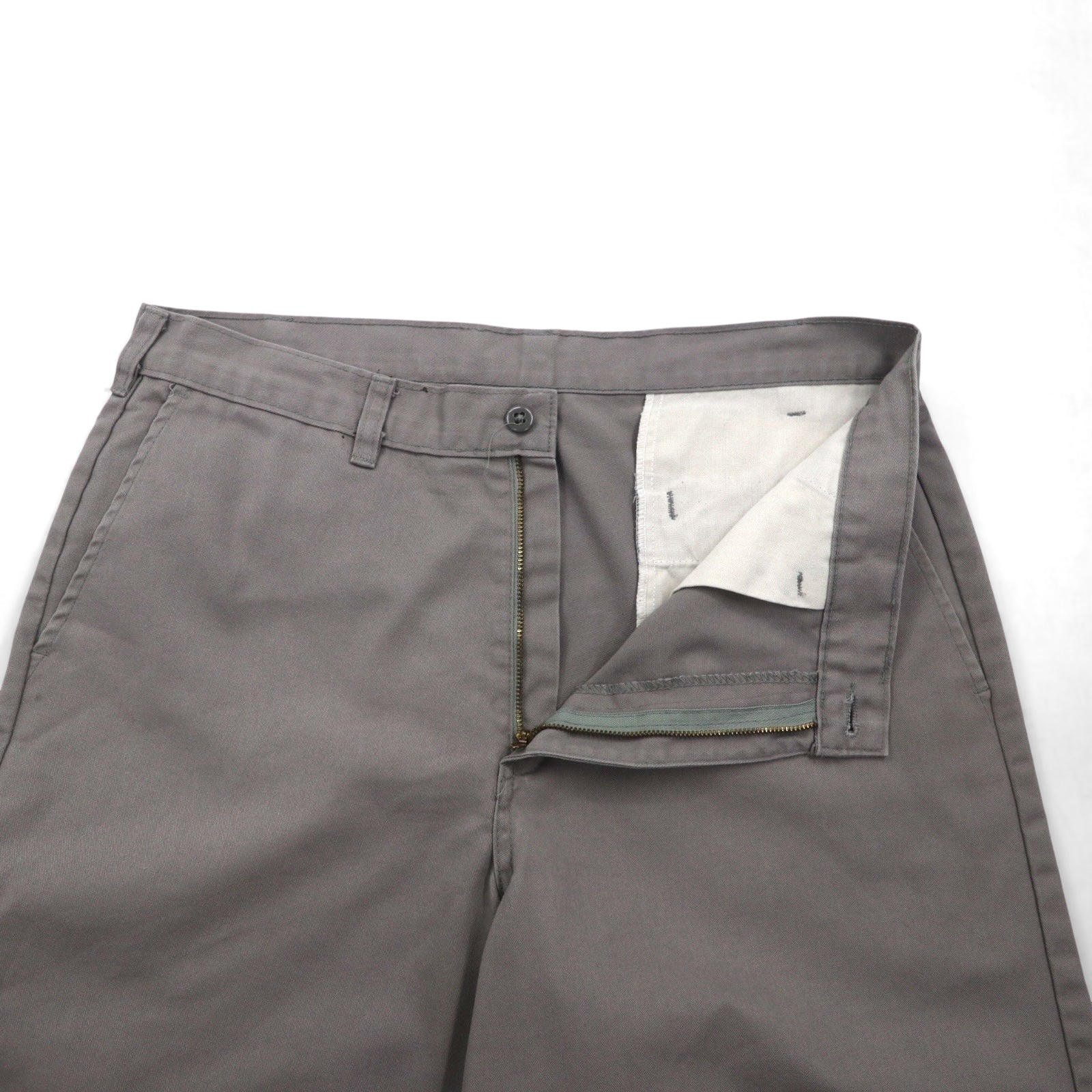 Dickies T/C Twill Short Work Pants, Size L, Gray, Polyester and Cotton, 7134838