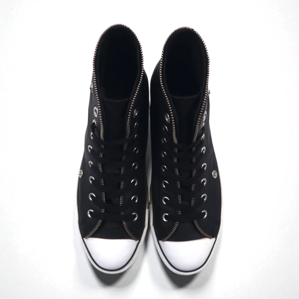 CONVERSE オールスター ジップ ハイ レザー All Star Leather Zip Hi ハイカットスニーカー 28cm ジップデザイン