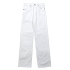 日本然リトテ-古着オンライン-Wrangler 90年代 USA製 ホワイト デニムパンツ 28 コットン 13MWZWI-Wrangler 90's USA Made White Denim Pants 28 Cotton 13MWZWI
