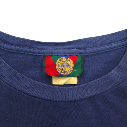 JOSTENS SPORTSWEAR 90年代 USA製 MLB INDIANS プリント Tシャツ XL ネイビー シングルステッチ