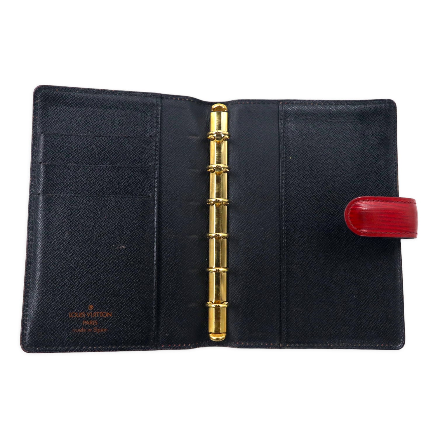 LOUIS VUITTON Epigenda PM Notebook Cover Castillian Red Leather